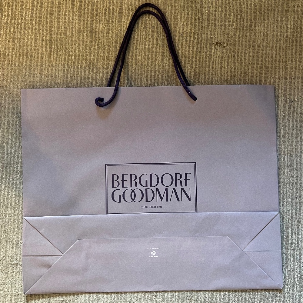 Bergdorf Goodman shopping bag